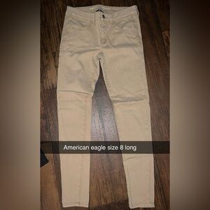 American Eagle Outfitters Tan Skinny Pants